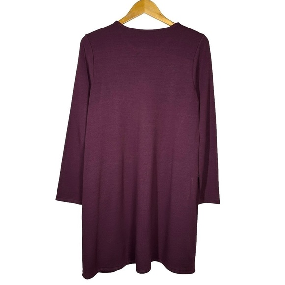 J. Jill Pure Jill Modal Knit Pocket Tunic Dress with Ruana Wrap Topper S - Picture 13 of 14